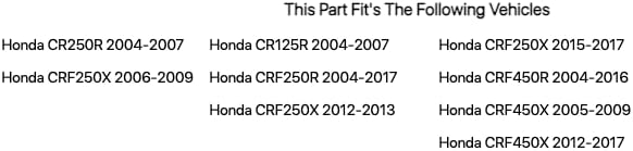 Acerbis Lower Fork Cover Set White for Honda CRF250X 2004-2009