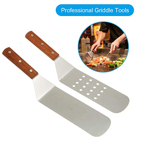 Sunbaca Kit de acessórios para grelha profissional 3 unidades Kit de ferramentas para churrasco Alça