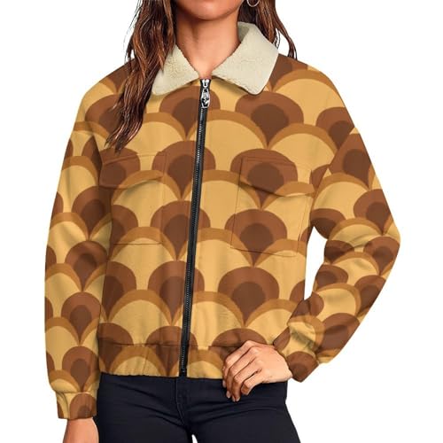 Veste polaire femme chaude et protectrice contre le froid hivernal coupe zippée