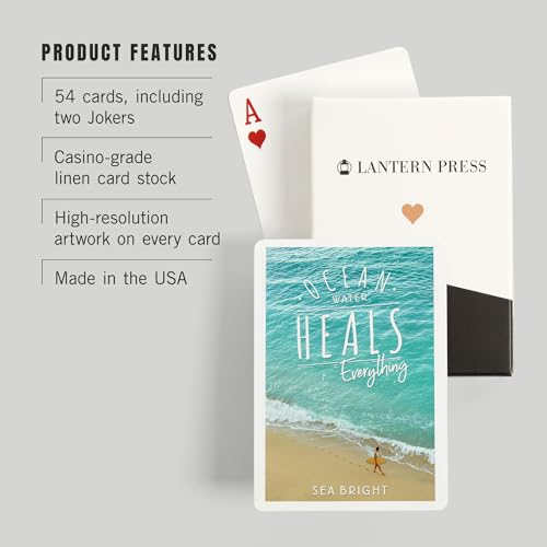 Baraja de Póker Sea Bright New Jersey 52 cartas miniatura 3