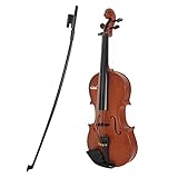 El violín suena y produce diferentes notas. Es todo de plástico y bastante resistente.
