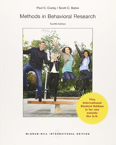 Methods in Behavioral Research (B&B Psychology) Standalone Book