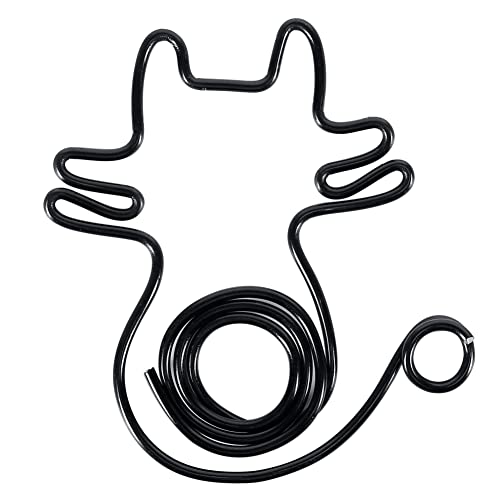 Tenn Well 9 Gauge Aluminum Wire, 50 Feet 3mm Bendable Metal Craft Wire for Sculpting, Armature Making, Jewelry Making, Wire Weaving and Wrapping (Black)