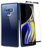 Spigen Ultra Hybrid 360 Designed for Samsung Galaxy Note 9 Case (2018) Tempered Glass Screen Protector Included - Blue