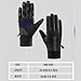 Lightweight Touch Screen Gloves, Fleece-Lined Warm Padded Non-Slip for Cycling Sports Driving Running(Gray)