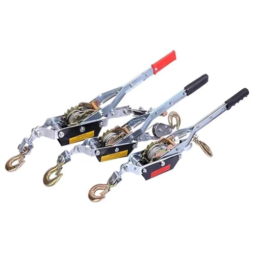 Tensor manual de cuerda de 2 toneladas con doble gancho miniatura 4