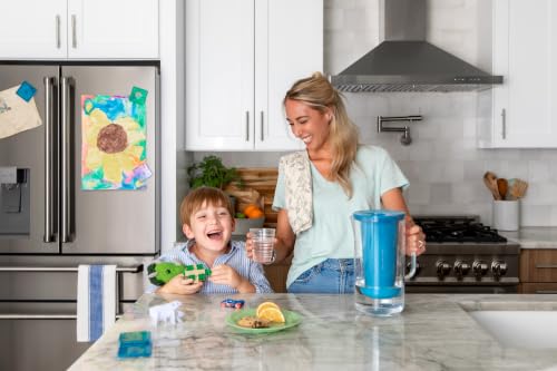 LifeStraw Home Essential BPA-Free Water Filter Pitcher, 10-Cup, Sea Blue - Image 3