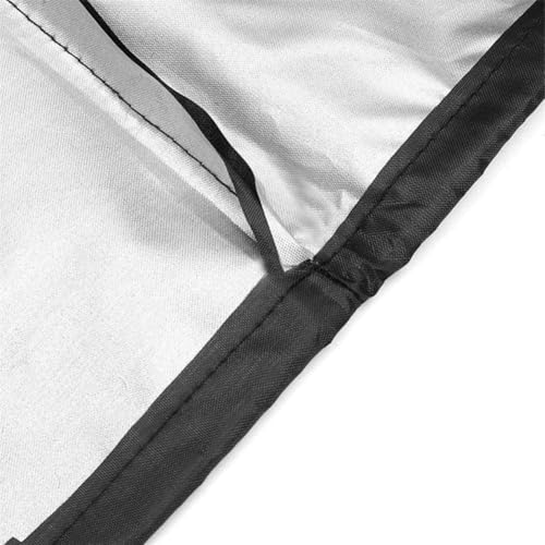 Under Desk Elliptical Machine Cover for Seated Pedal Exerciser – 420D Oxford Fabric, Black, Fits 48x41x28cm & 64x51x31cm Compact for Home Gym Equipment（64x51x31cm）