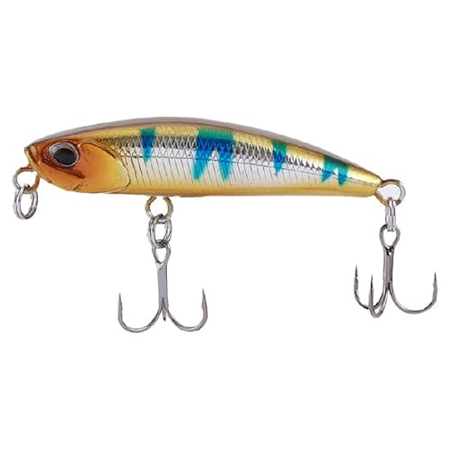 Señuelo de pesca duro Crankbait-Fishing Tackle, Topwater Life-Like Swimbait para trucha marrón, salmón, lucio, lucio, lucioperca, para spinning y curricán en agua dulce-4 Cover