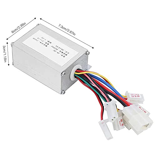 Regulador Patinete Electrico E-bike motor 2 4v 250w Controlador de cepillo con kit de agarre del acelerador de torsión Electric Bicycle Speed ​​Speed ​​Controller Throttle Manillar Controlador Del Mot