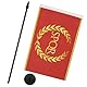 AZ FLAG - Tischflagge Römische Kaiserzeit - 21x14 cm - Rom Tischfahne 14 x 21 Cm - Flaggen