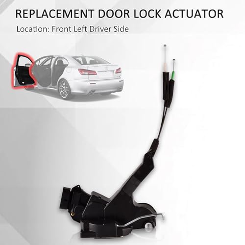 Image of Front Left Driver Door Lock Actuator Assembly Compatible for Lexus LS430 2001-2006 Replace 69040-50181