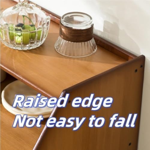 Multifunctional Kitchen Storage Rack with Drawers, Coffee Cup Holder & Sundry Cabinet Display for Dining Room & Kitchen, Stylish Home Organizer (Black, 30cm)