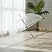 XingXoom 61.8 Inch Arc Large Clear Bubble Umbrella for Wedding & Daily Use, Transparent Dome Windproof Rainproof Stick Umbrella with J-Handle – Elegant Photo Prop for 1-2 People