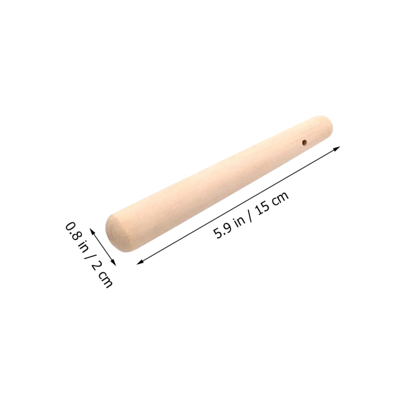 5Pcs Wooden Grinding Rods for Baby Food Preparation Portable Kitchen Utensils for Mashing and Mixing Food Masher Natural Wood Material for Home Use