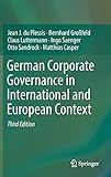 German Corporate Governance in International and European Context