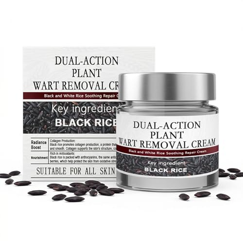 Yocisku Keratin Erase Dual-Action Renewal Cream Black and White Rice Soothing Repair Cream Effectively Smooths and Refines the Skin Natural Ingredients for All Skin Types