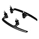 Beifahrer Haltegriff, CNC Aluminium Motorrad Motorrad Sozius Beifahrer Haltegriff Lenker Rücksitzschienen Griffsatz für Z650 17-18(Schwarz)
