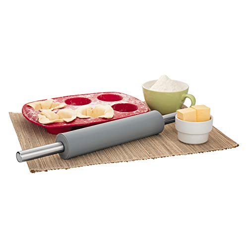 Rolo Para Massa De Silicone Euro Cinza