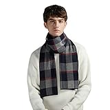 2. Accesorio Elegante: la bufanda tiene una longitud de 180 cm, un ancho de 30 cm . La bufanda de diseño simple con flecos, elegante, clásica pero también un accesorio de moda para hombres de estilo.