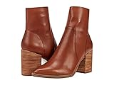 Steve Madden Women's Calabria Ankle Boot, Cognac Leather, 7.5