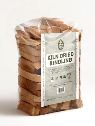 Green Olive Firewood - Approx 2.2KG Bag of Kiln Dried Kindling...