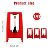 3pcs Record Player Needle, Turntable Replacement Needle Long-Lasting Record Player Needle Replacement Diamond Stylus Replacement for Vinyl Record Player LP Phonograph,Victrola, ION, Crosley (Red)