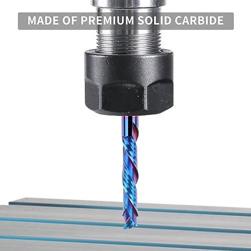 Snapklik.com : Compression Spiral Router Bit 1/2 Inch Shank, Extra Long ...