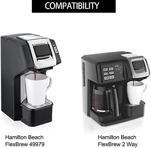Miniatura 7 de HASMX Cesta de molidos, cesta de café de una sola porción para Hamilton Beach FlexBrew 49940, 49950, 49966, 49968, 49974, 49975, 49976, 49979,