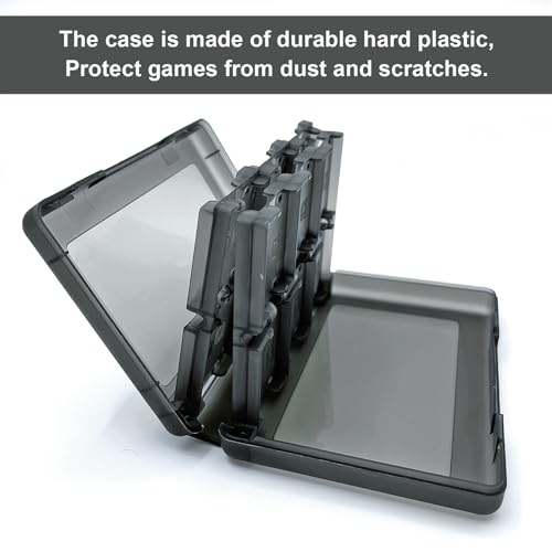 Image of Sanviatime 2Pcs Game Case Holder 28 in 1 Memory Card Case 3DS Cartridge Box Playing Card Box Storage Organizer for Nintendo 3DS Video Games