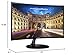 SAMSUNG 24 Inch Curved Computer Monitor, LC24F390FHNXZA LED Screen 60Hz Full HD 1080P Gaming Slim Design for Home and Office use, Black Mouse Pad Included