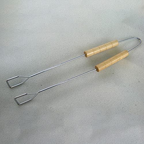 Pinzas de Cocina 1 Pieza de Acero Inoxidable para Barbacoa, duraderas y prácticas para Exteriores.