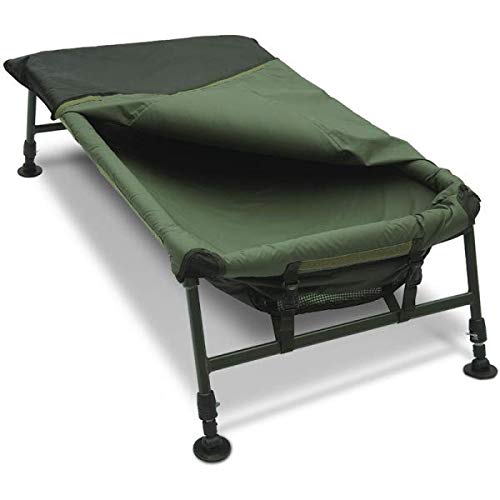 Fishing Carp Cradle Framed Unhooking Mat With Built In Knee Pad Adjustable Legs Foldable system