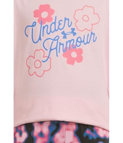 Image of Under Armour Girls' 2-piece Long Sleeve Tee and Leggings Set, Soft & Comfortable