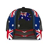 501 Baseballkappe Angeln Australier Stolzes Australien Patriotische Fischer Angelrute Fischliebhaber...