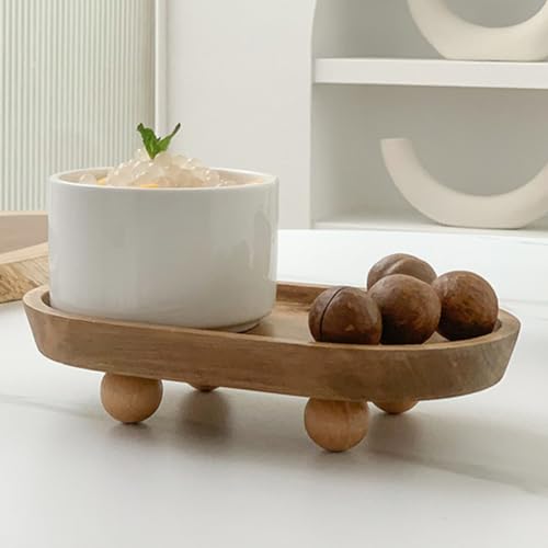 Bandeja de madera multifuncional para servir aperitivos 6