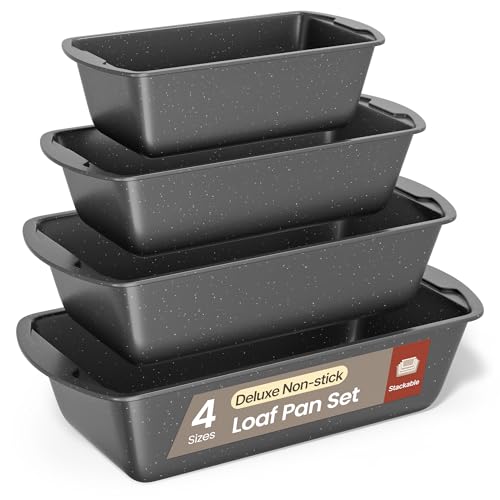 Nonstick Loaf Pan Set Pack of 4, 7