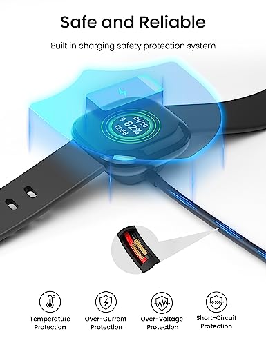 Sinoacc Caricabatterie per Fitbit Versa 4 & Sense