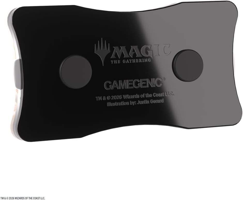 Gamegenic Magic: The Gathering Lorwyn Eclipsed Double Life Counter - Celestial Reunion Design, Premium Acrylic Dial Tracker (0–99) with Adjustable Sensitivity, Ready-to-Use MTG Life Tracker