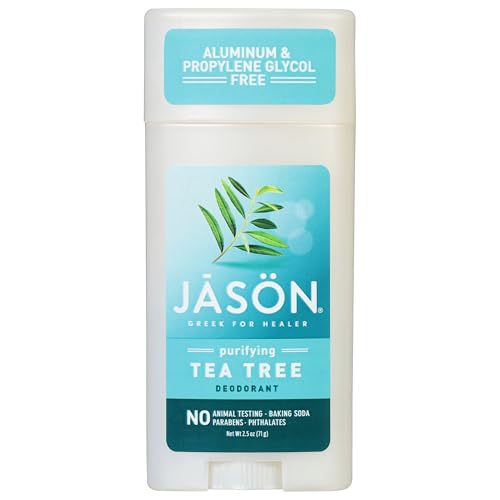 Jason Aluminum Free Deodorant Stick Purifying Tea Tree 2.5 Oz (Pack of 1)