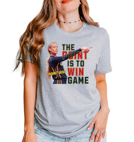 Sophie Cunningham Point God Unisex T-Shirt | Indiana Basketball #8 Tee | Fan Gift for Men & Women Athletic Heather
