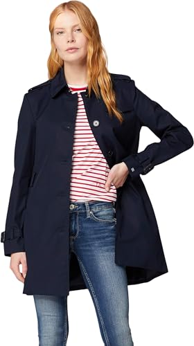 Tommy Hilfiger Damen Jacke Heritage Single Breasted Trench Übergangsjacke,...