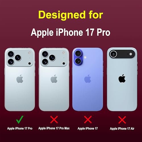Image of Zapcase Back Case Cover for iPhone 17 Pro | Compatible for iPhone 17 Pro Back Cover | Liquid Silicon Magic Case with Camera Protection | Plum