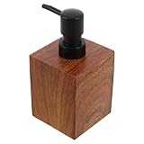 SOIMISS Handseifenspender 400 ml Holzoptik mit Pumpe Nachfüllbar für...