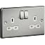 Socket - Twin White Insert