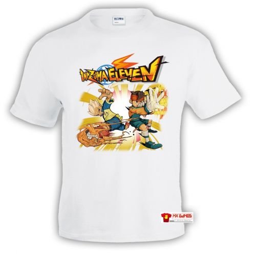 Mx Games Camiseta Inazuma Eleven (Power) Blanca (Talla: 5-6 años)