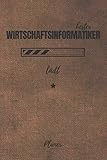 bester Wirtschaftsinformatiker lädt Planer: inkl. Kalender 2020/2021 für die Ausbildung o. Weiterbildung | Perfekt für Männer, die sich mit der Wirtschaft befassen | Ausbildungsbeginn Geschenk