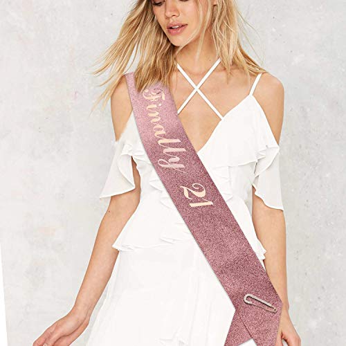 Qpout Glitter Glitter Pink Rose Gold Infine 21