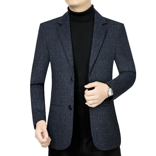 Blazer en tweed homme pour automne hiver de taille moyenne