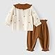 gurcooc Babykleidung Set Baby Mädchen Kleidung Floral Langarm Top Taille Hose Babykleidung Weiche Babyset, 6-30 Monate